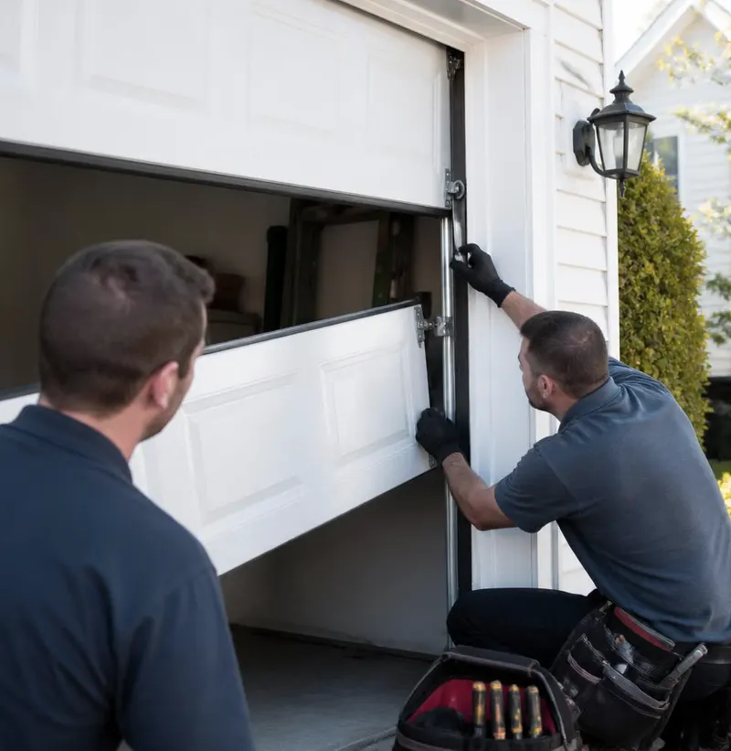 Off Track Door Repair in North Miami Beach